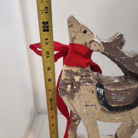 Resin Christmas Reindeer 13" - Picture 5 of 7
